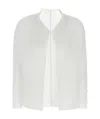 Issey Miyake Wooly Pleats-56 Sweaters And Cardigans White