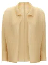 Issey Miyake Wooly Pleats-56 Sweaters And Cardigans Beige In Yellow
