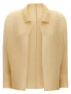 Issey Miyake Wooly Pleats-56 Sweaters And Cardigans Beige In Yellow