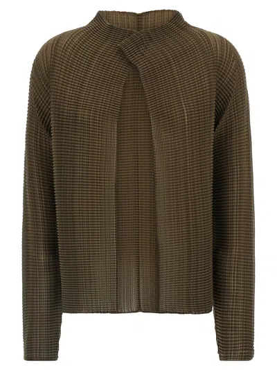ISSEY MIYAKE WOOLY PLEATS-58 CARDIGAN