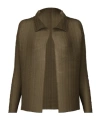 Issey Miyake Wooly Pleats-58 In Green