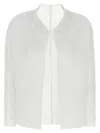 Issey Miyake Wooly Pleats Pleated Long-sleeves Cardigan In White