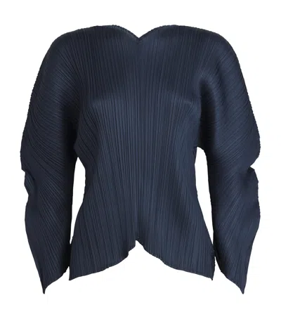Issey Miyake Wormhole Blouse In Black