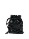 Issey Miyake Black Wring Shoulder Bag In Black