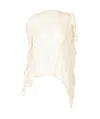 Shop Issey Miyake Wrinkled Twisted Top