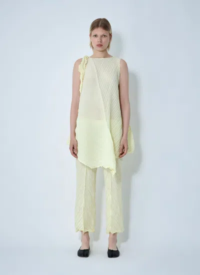 ISSEY MIYAKE WRINKLED AND TWISTED DRESS