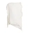 Issey Miyake Wrinkled And Twisted Maxi Dress In White