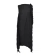Issey Miyake Wrinkled And Twisted Maxi Dress In Black