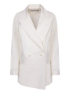 Issey Miyake Wrinkled Effect Jacket In White
