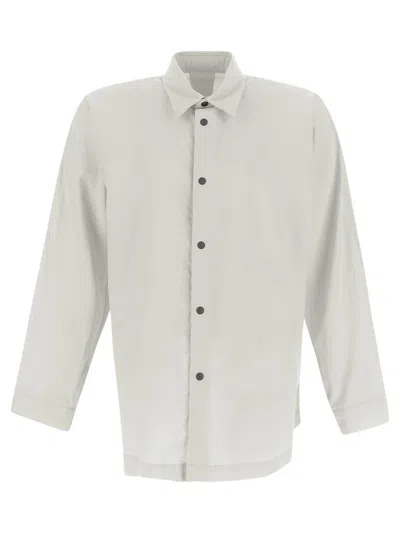 Issey Miyake Wrinkled Shirt In White