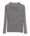 Issey Miyake Wrinkled T-shirt In Gray
