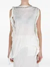 Issey Miyake Wrinkled And Twisted Top