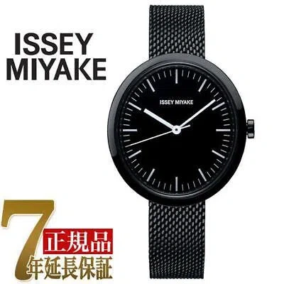 Pre-owned Issey Miyake Wristwatch Rady Ellipse Naoto Fukasawa Black Nyar002 [domestic]