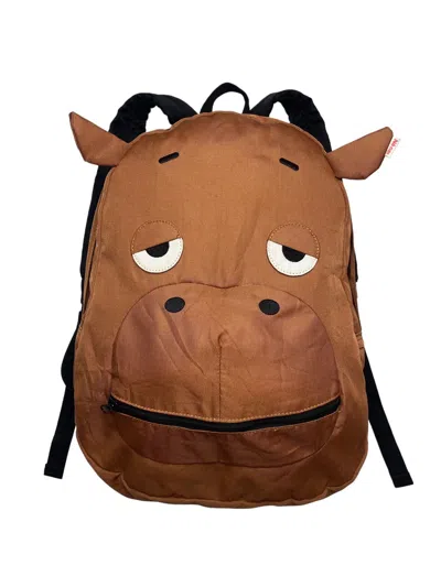 Pre-owned Issey Miyake X Mercibeaucoup Sold Bundle 2003 Ne-net - 3d Hippo Backpack In Brown