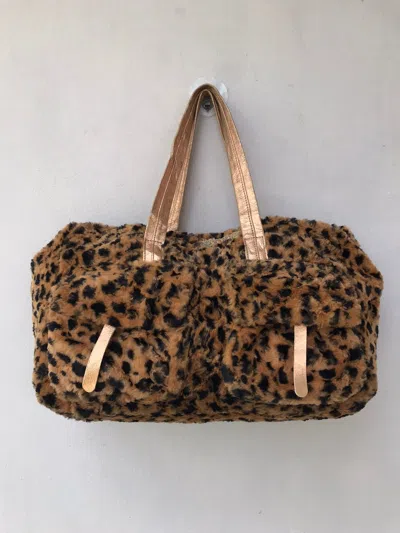 Pre-owned Issey Miyake X Tsumori Chisato Fleece Carry Bag In Tiger
