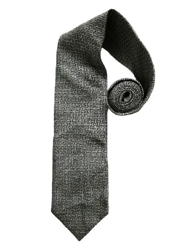 Pre-owned Issey Miyake X Vintage Im Producy By Issey Miyake Tie In Silver