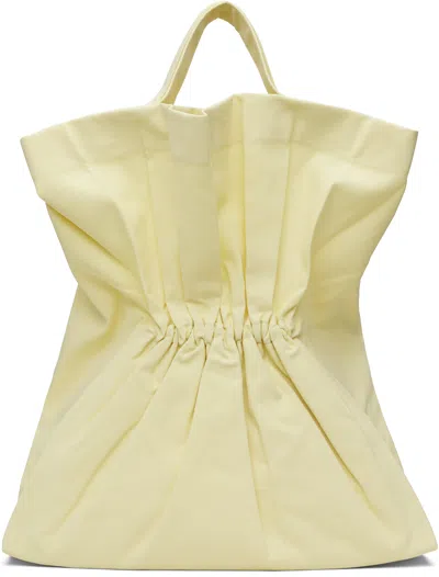 Issey Miyake Yellow Drawn & Pressed Bag