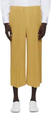 Issey Miyake Yellow Monthly Color June Trousers In Yellow