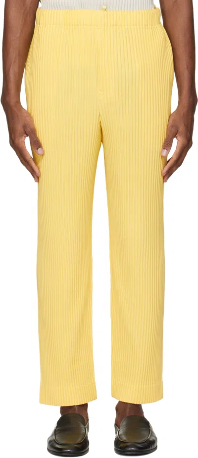 Issey Miyake Yellow Monthly Colors March Trousers