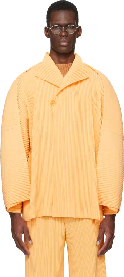 Issey Miyake Yellow Wear Or Wrap Jacket In Orange