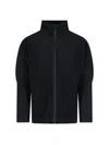 Issey Miyake Black Basics Zipup Cardigan July Jacket