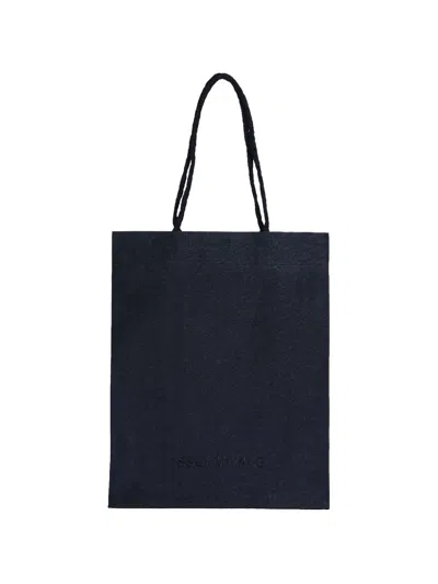 Issey Miyake Zip Tote Bag In Black