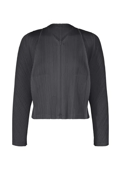 Issey Miyake Zippered Casual Jacket In Black