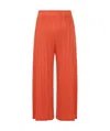 Issey Miyake Zou Wrinkled Casual Pants In Red