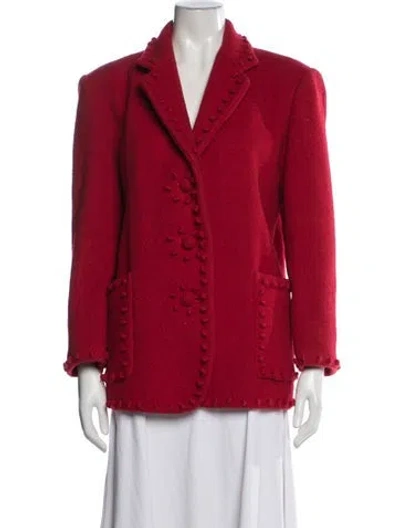 Pre-owned Issey Sport Vintage 1980's Blazer In Red
