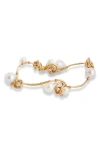 Isshi Knotty Pearl Bracelet In Foam