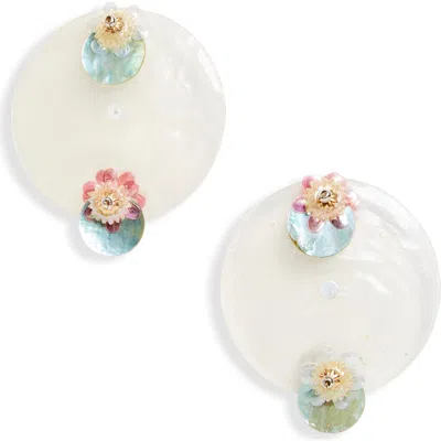 Isshi Luminary Mismatched Earrings In Green