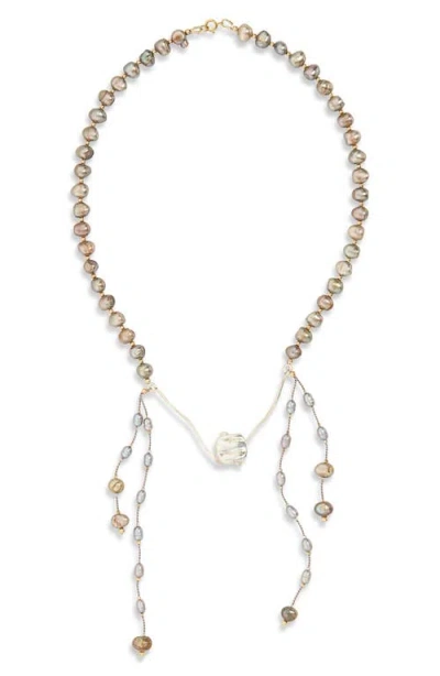 Isshi Orbital Necklace In Gold