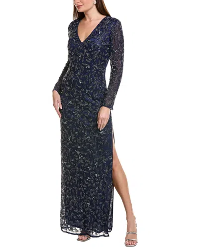 Issue New York Bead Embellished Maxi Dress In Black
