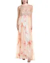 Issue New York Beaded Maxi Dress In Pink