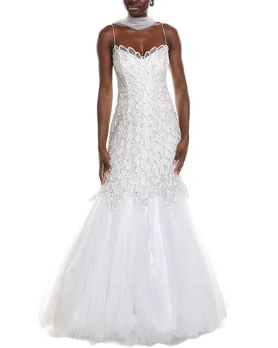 Issue New York Embellished Maxi Dress In White