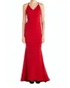 Issue New York Evening Gown In Fuchsia In Pink