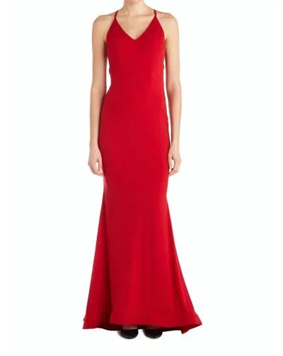 Issue New York Evening Gown In Fuchsia In Pink