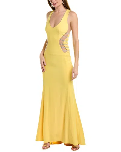 Issue New York Gown In Yellow