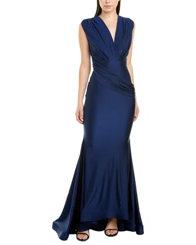 Issue New York Gown In Blue
