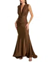 Issue New York Gown In Brown