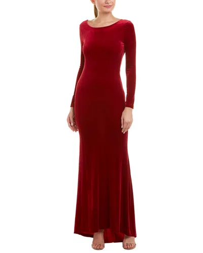 Issue New York Gown In Burgundy
