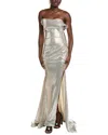 Issue New York Gown In Metallic