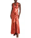 Issue New York Gown In Orange