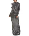 Issue New York Gown In Silver