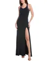 Issue New York Lace Open Back Maxi Dress In Black