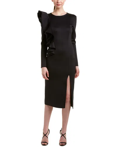 Issue New York Midi Dress In Black