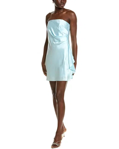 Issue New York Pleated Satin Mini Dress