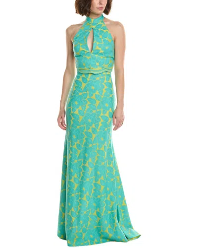 Issue New York Print Maxi Dress In Multi