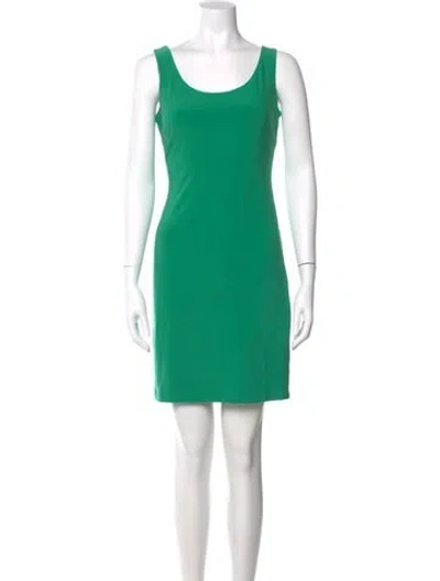 Pre-owned Issue New York Scoop Neck Mini Dress W/ Tags In Green