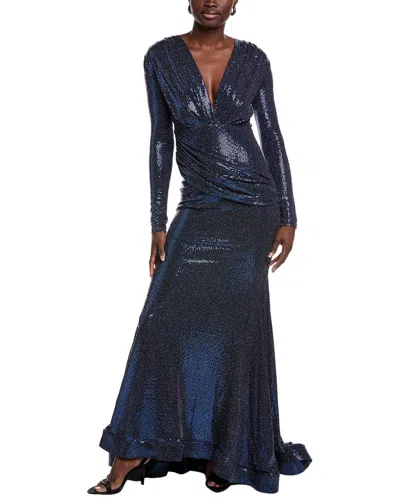 Issue New York Sequin Gown In Animal Print